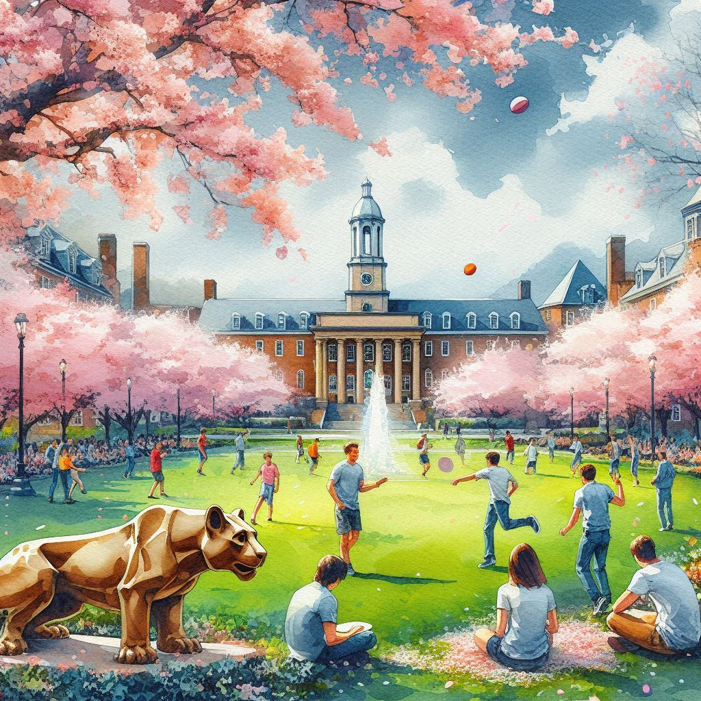Penn State created by DALL-E 3